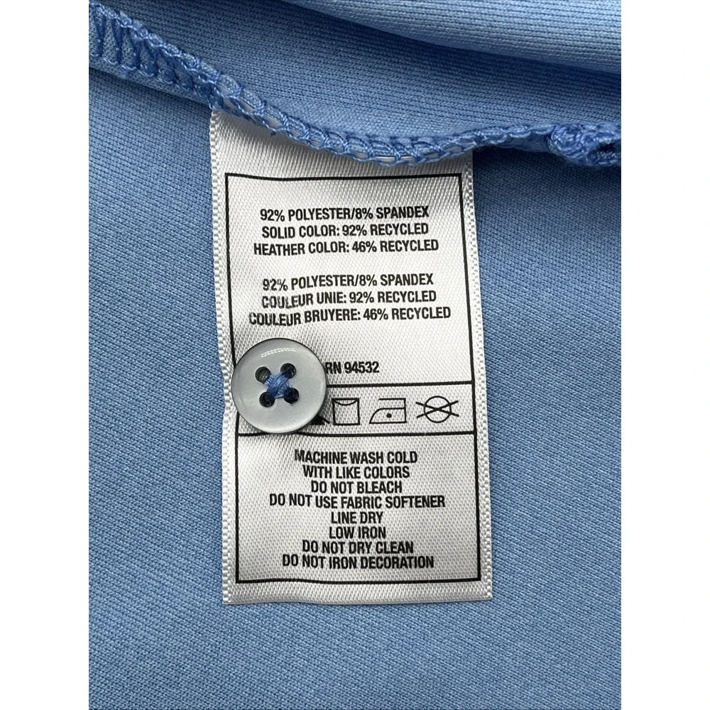 Storm Creek UV Protection Men's XL Polo‎ Shirt Peri Blue With Logo
